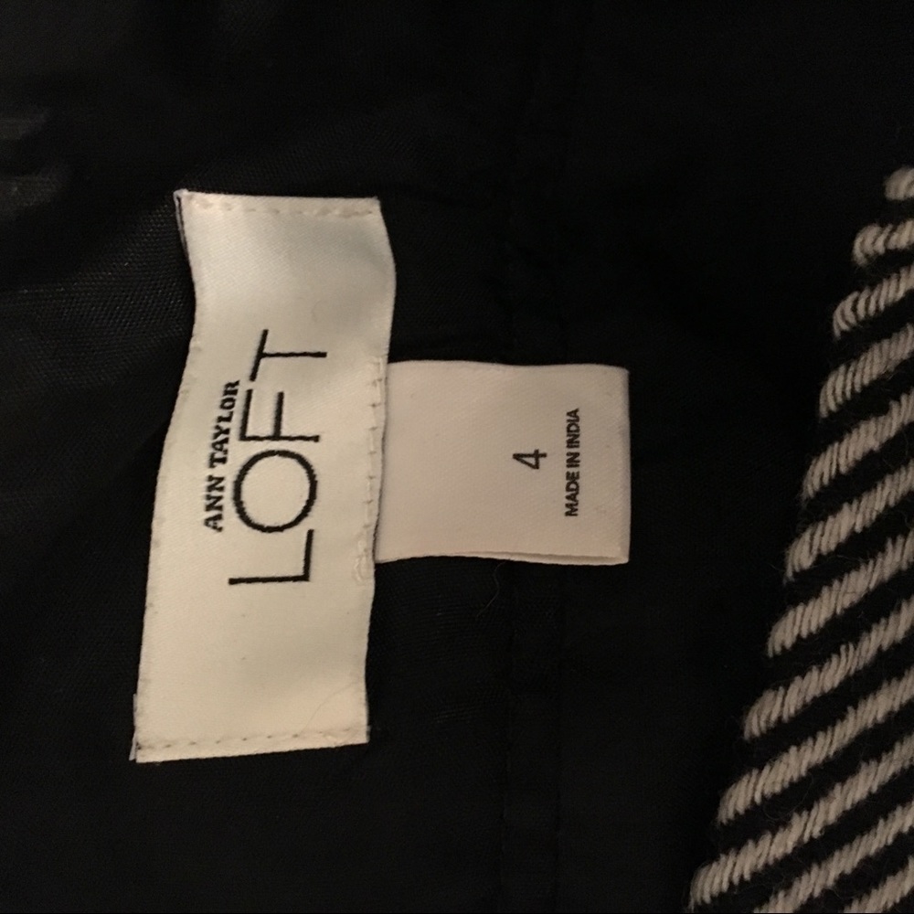 LOFT Herringbone Wool Career Skirt - Picture 4 of 5